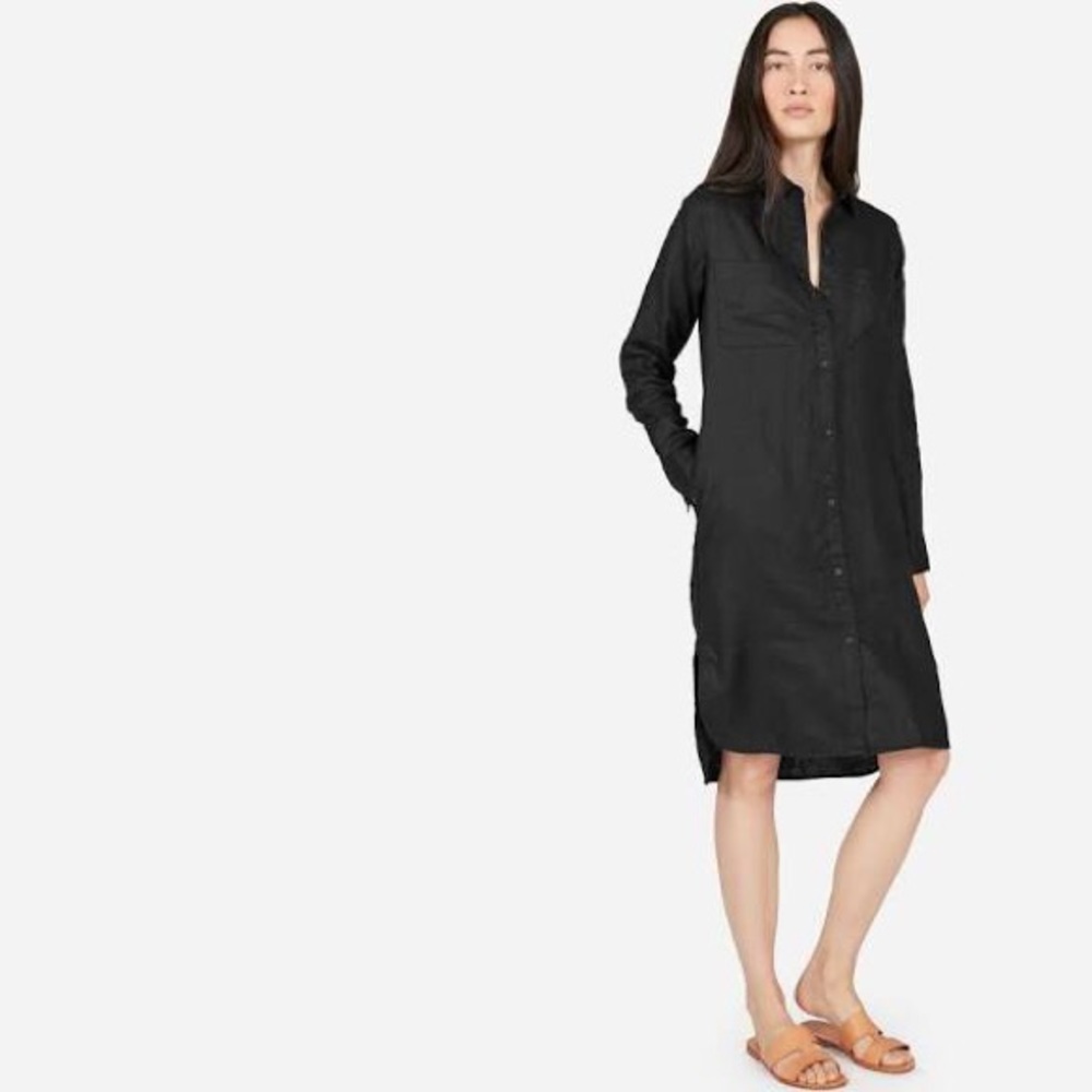 Everlane Linen Shirt Dress